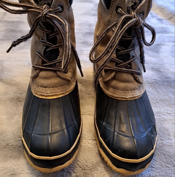 Rugged Exposure Leather Winter Duck Boot   Size 7 - Picture 1 of 10
